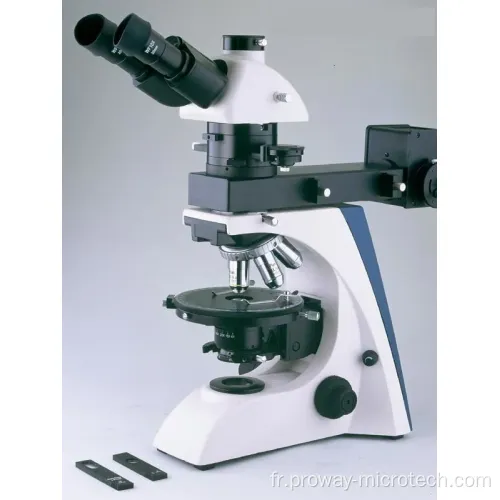 Microscope de polarisation avec système d&#39;éclairage composé